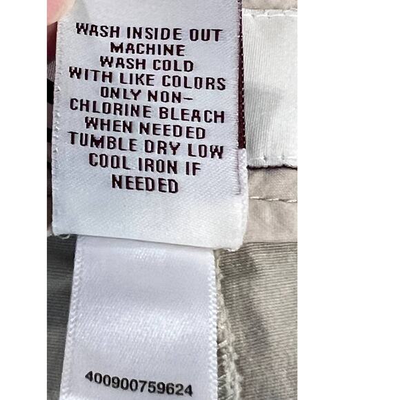 SO Cream Beige Wide Flare Straight Leg Chino Pants Juniors 7 Y2K Preppy Retro - Picture 10 of 10